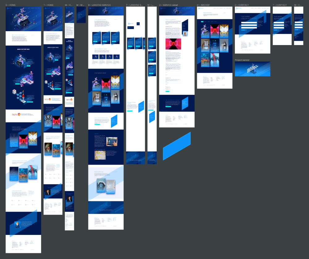 Wireframe web design 1