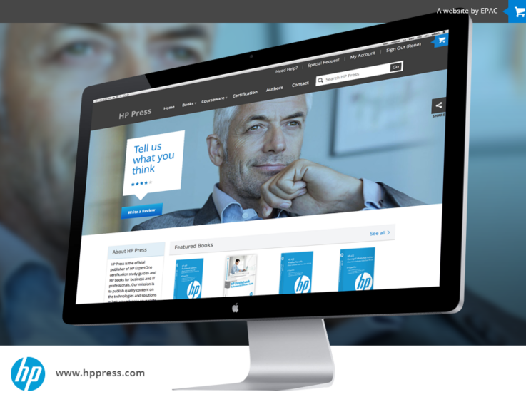 HP Hewlett Packard responsive webdesign design