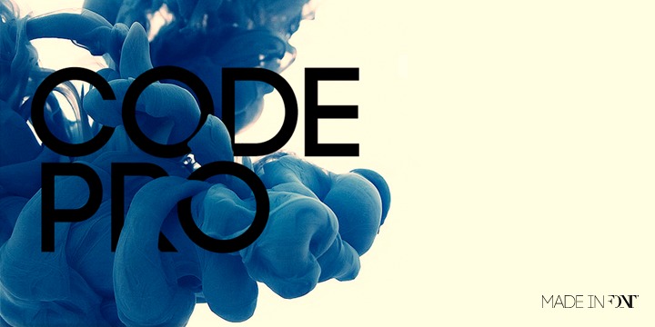 Gratis font Code Pro