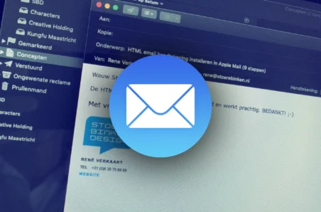 HTML email handtekening banner - Stoere Binken Design