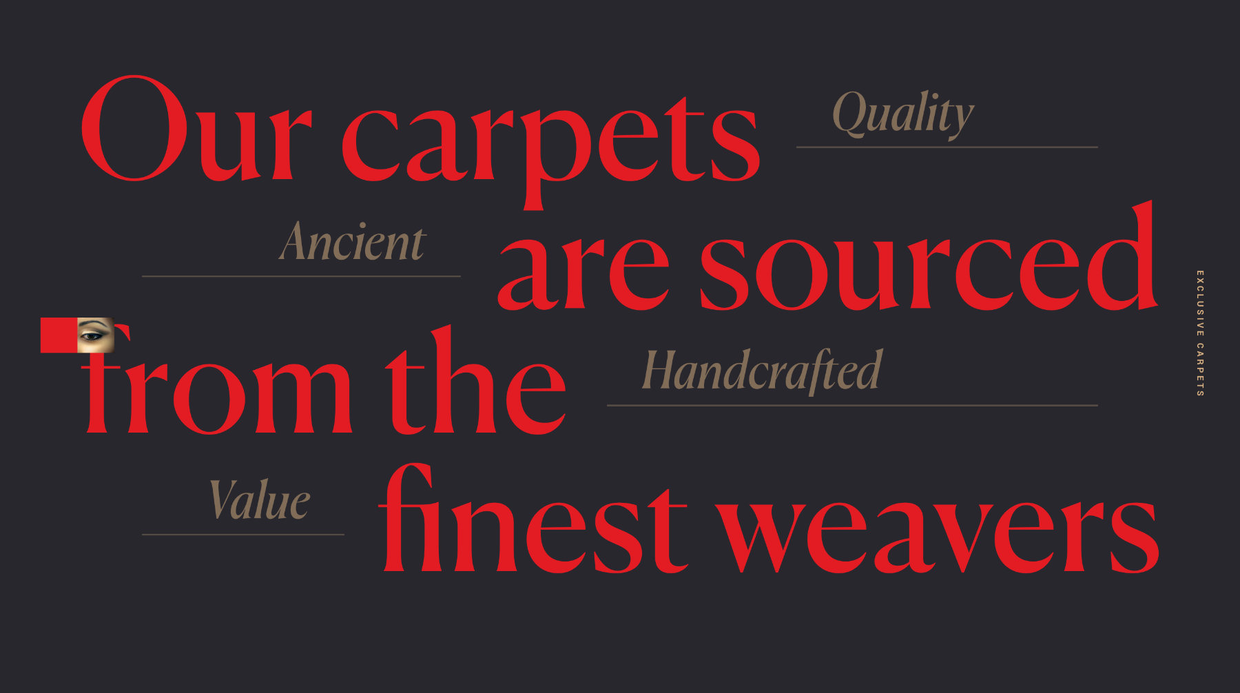 Our carpets page of the Koreman Exclusive Carpets website