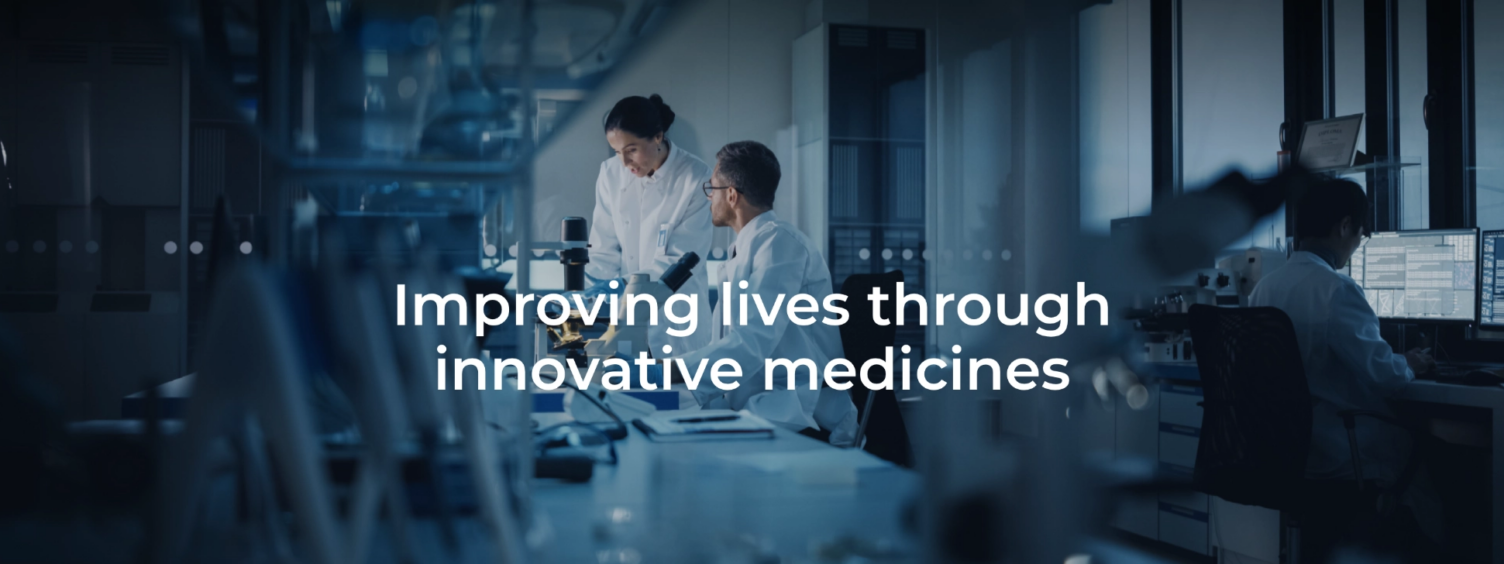 invoX Pharma campagnebeeld met medisch onderzoeksteam